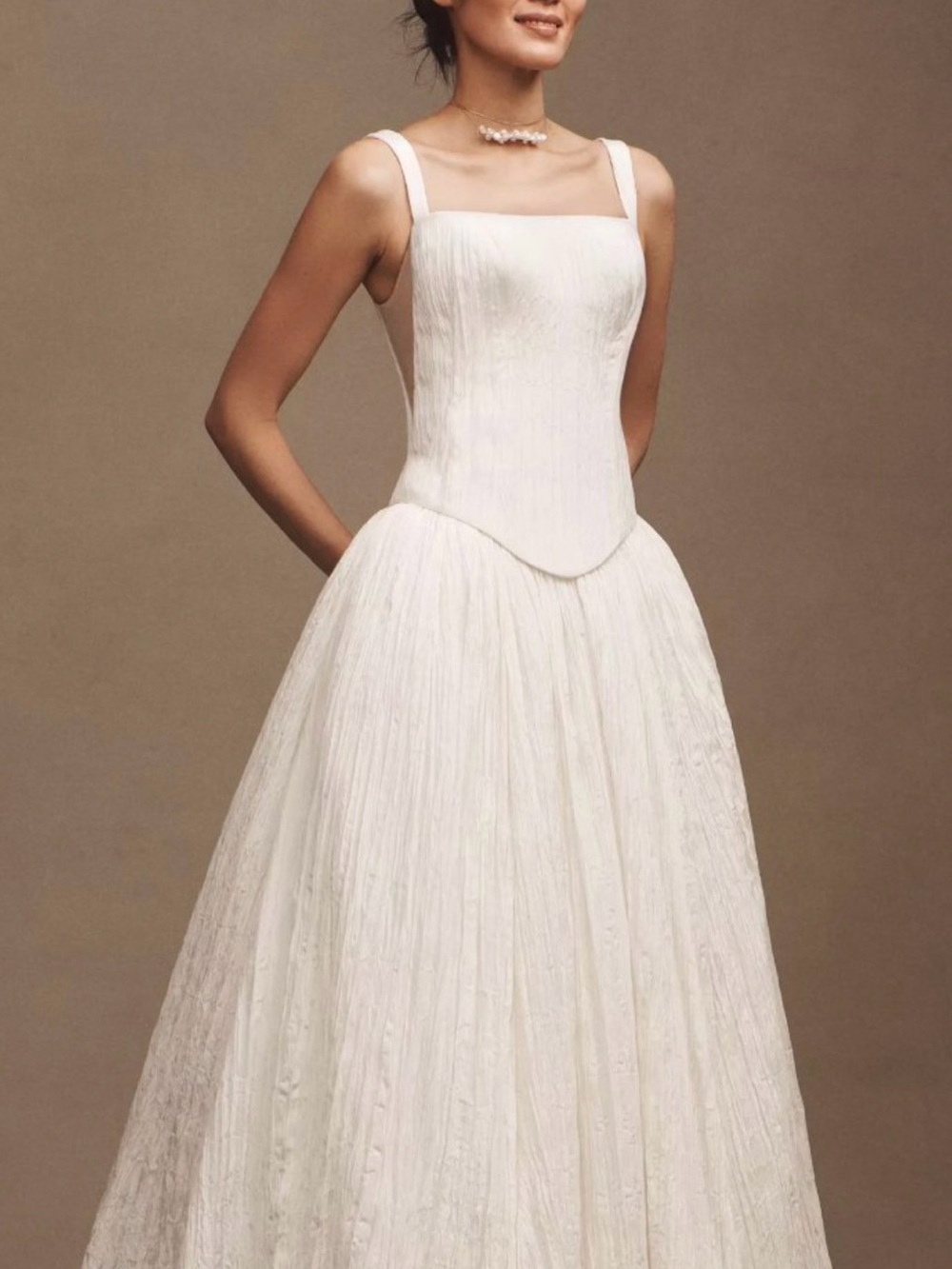 Jenny Yoo Aria Basque Waist Wedding Dress